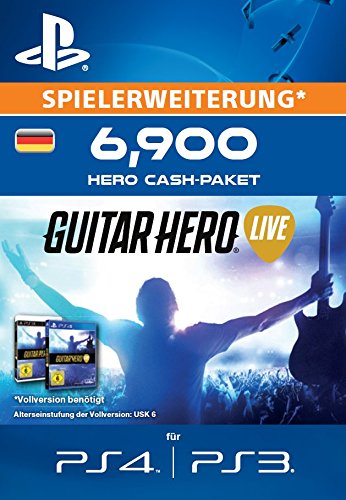 Guitar Hero Live - 6900 Hero Cash-Paket [Spielerweiterung] [PS4 PSN Code - deutsches Konto]