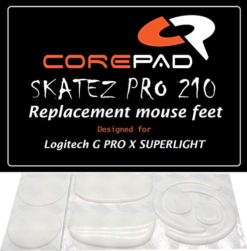 Corepad Skatez PRO 210 Ersatz Mausfüße kompatibel mit Logitech G PRO X Superlight