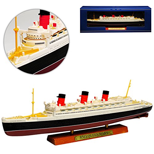 Atlas RMS Queen Mary Luxusdamper Schiff Kreuzfahrt 1/1250 Schiff Modell