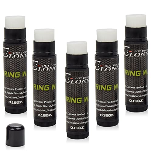 ELONG OUTDOOR 5 Stöcke String Wax Strings Schützendes Schienenschmiermittel für Bogenschießen Compound Recurve Bogen