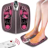 IUHFSIFS Fußmassagegerät 【Fortschrittliche EMS - Technologie】【Tiefenmuskelaktivierung - Schnelle Erholung】EMS Fussmassagegerät Mit 8 Massageprogramme 32 Intensitätsstufen, Foot Massager