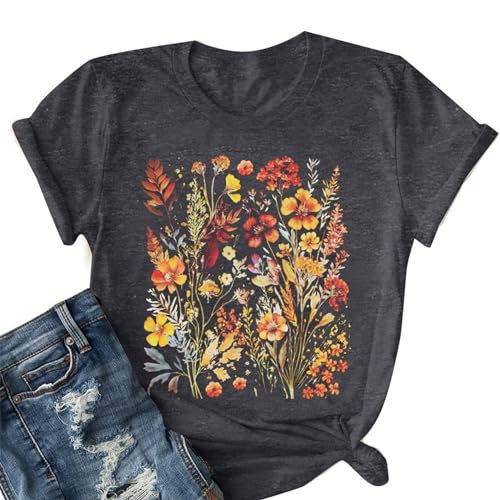 Glitzer Body Damen mit Blumendruck in Farbe Hemdchen Damen Spitze (Dark Gray, XXL)