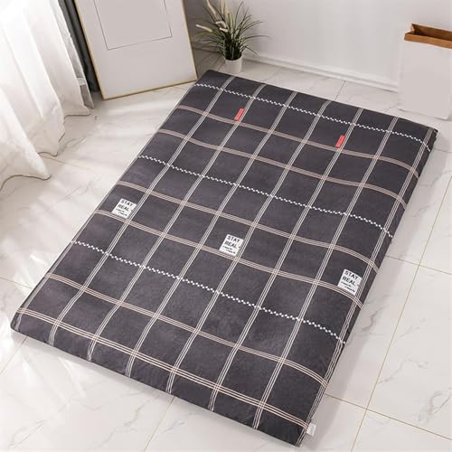 Futon-Matratzenbezug, Futon-Bodenmatratzenbezug Mit Reißverschluss, Weicher Japanischer Futon-Matratzenbezug for Die Größen Full Queen King Twin(Style1,Queen/150x200cm)