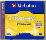 Verbatim DVD+RW 4X 4,7GB Scratch Resistant Surface