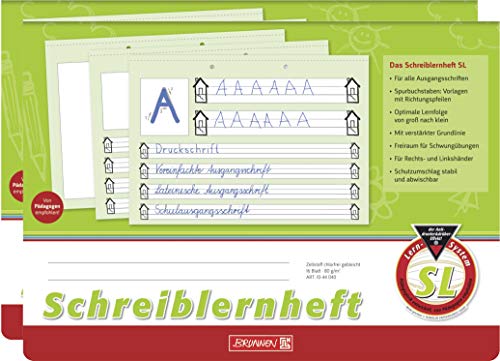 Brunnen Schreiblernheft (2 Hefte, Lineatur SL)