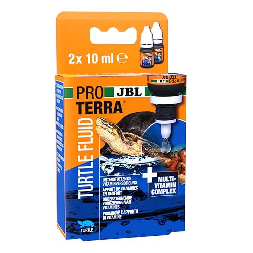 JBL Proterra Turtle Fluid 2x10 ml Flüssige Multivitamine für alle Sumpf- und Wasserschildkröten