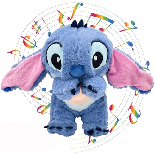 Schlummer Stitch Kusc-he-lt-ier Stitch Kusc-he-lt-ier Stitch mit Atembewegung und Musik,Stitch Schlummer Kusc-he-lt-ier,Stich Geeignet Als Kinder GeschenkA