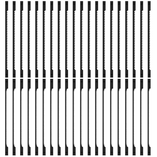 40 Stück Sägeblätter Dekupiersäge mit Stift 76.2mm Dekupiersägeblätter Kohlenstoffstahl 15/24 Zähne Dekupiersäge Sägeblätter Dekupiersägeblatt Set für HartWeichholz Kunststoff Kupferweichmetall