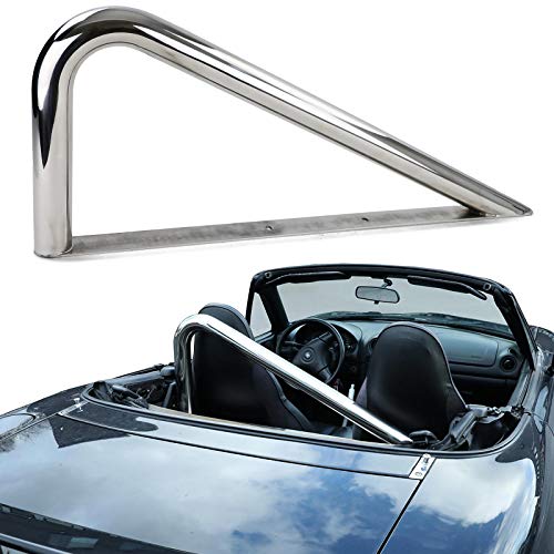 Überrollbügel Roadsterbügel Edelstahl poliert für Mazda MX5 Miata NA NB 89-05