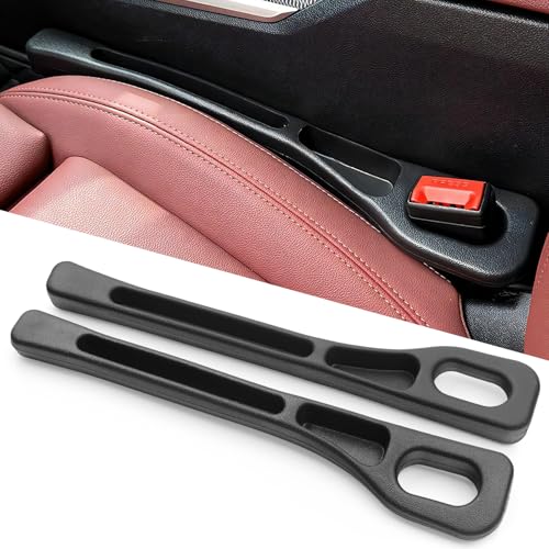 JINYJIA Aufbewahrungsbox für Autositze, 2 Stück Autositz Gap Organizer Storage Box, Universell Autositz Spaltfüller, Autositz Lückenfüller, Car Seat Gap Filler für Die Meisten Modelle von Autos