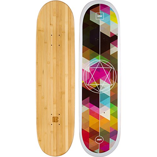 Bambus Skateboards Graphic Skateboard-Deck - mehr Pop, Leichter und stärker, hält länger als die meisten Decks, 8.0"