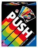 Ravensburger 26828 - Push, Unterhaltsames Kartenspiel für die ganze Familie, Risiko ab 8 Jahren, Ablegespiel für 2-6 Spieler, White