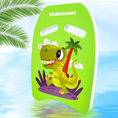 Schwimmbrett Kinder ab 3, Schwimmhilfen Kickboard für Kinder und Erwachsene, Trainingsausrüstung PE Schaumstoff Schwimm Board mit Griffen, Cartoon Muster Schwimmbrett für Schwimmübungen & Training