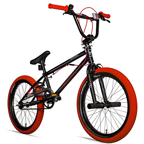 Bergsteiger Halifax 20 Zoll BMX, Fatbike, 360° Rotor-System, Freestyle, 2 Stahl Pegs, Kettenschutz, Freilauf