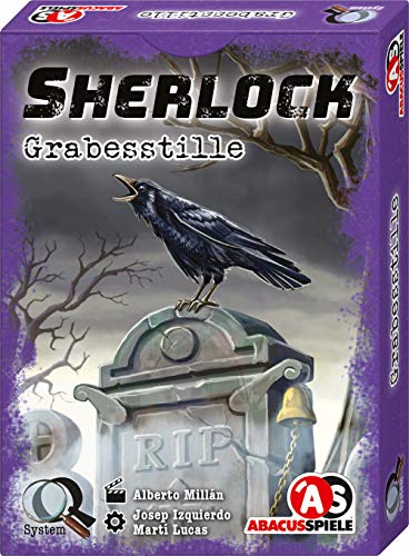 ABACUSSPIELE 48201 - Sherlock - Grabesstille, Krimi Kartenspiel
