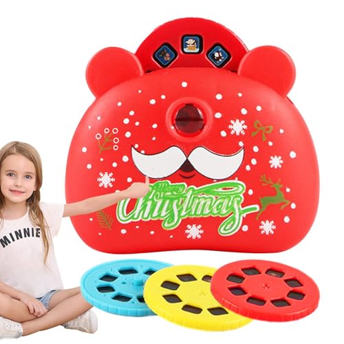 Projektor für Schlafzimmer, Projektor Spielzeug für - Weihnachtskamera Geschichtsprojektor | Sensorisches Spielzeug für Festliche Projektor-Taschenlampe mit 24