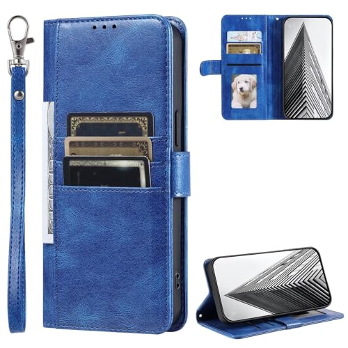 Rnrieyta Miagon Handyhülle für Samsung Galaxy A25 5G,Hülle PU Leder Klappbar Schutzhülle Tasche Wallet Brieftasche Cover Flip Case Standfunktion 6 Kartenfächern