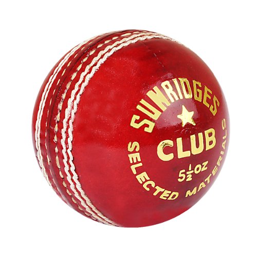 S+S Men's Club Cricket Ball, rot, Standerd