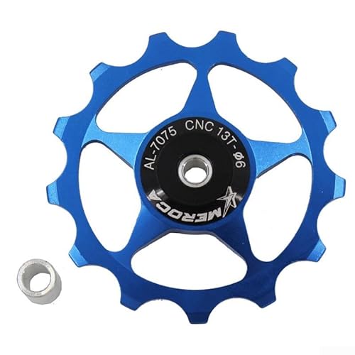 Mountainbike-Schaltwerk-Komponente mit verbesserter versiegelter Lagertechnologie (Blau 13T)
