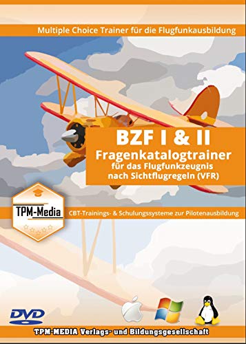 BZF Fragenkatalogtrainer (Windows) für das Flugfunkzeugnis nach Sichtflugregeln: Lernsoftware für die Prüfungsvorbereitung bei der Bundesnetzagentur
