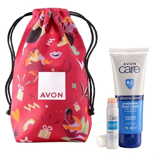 AVON CARE Winterpflege-Set Handcreme Glycerine&Silikon & Lippenbalsam