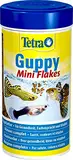 Tetra Guppy Mini Flakes Fischfutter - ausgewogenes, nährstoffreiches Flockenfutter für Guppies, 250 ml Dose