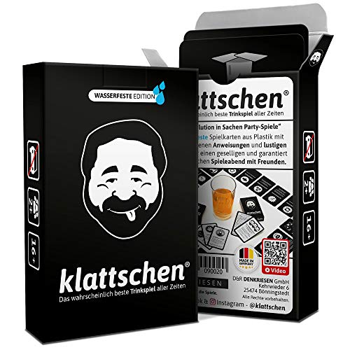 DENKRIESEN - klattschen® - Trinkspiel - Das wahrscheinlich Beste Trinkspiel Aller Zeiten | Partyspiel | Kartenspiel | Spieleabend | Saufspiel | Perfekt zum Jungesellenabschied