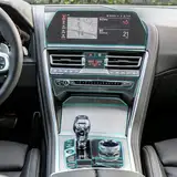 SPISLXTP Auto Interieur Konsole Gear Navigation Bildschirm Armaturenbrett Transparent Schutzfolie für BMW 8er G14 G15 G16 M8 M850i