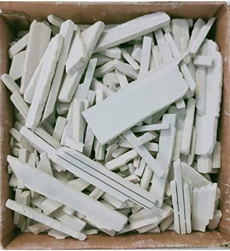 SHENKY Weiße Schiefer-Bleistifte, natürliche Kalksteinkreide (Saleti-Kreide), 450 g