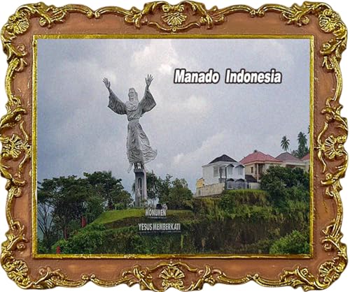 Manado Indonesien Kühlschrankmagnete Tourismus Souvenir Kühlschrank Dekoration Magnet