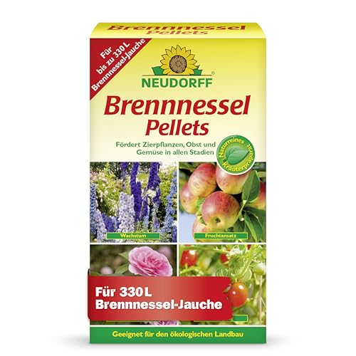 Neudorff Brennnessel Pellets – Brennnesseljauche fördert kräftiges Wachstum, Blütenbildung und Fruchtansatz von Obst, Gemüse und Zierpflanzen, 500 g, Hazko Sample 8