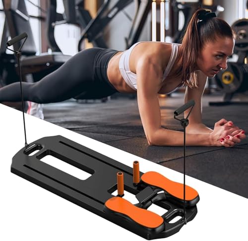 Pilates Board AB Core Trainer Compact Pilates Reformer Pilates Reformer Machine Board Set, Foldable Pilates Reformer Board für Heimtraining, Pilates Reformer Board für Ausbildungsausrüstung zu Hause