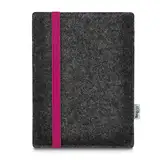 Stilbag maßgeschneiderte eReader-Hülle LEON | Farbe: anthrazit-pink | eBook Reader Tasche aus Filz | e-Reader Schutzhülle | Tasche Made in Germany