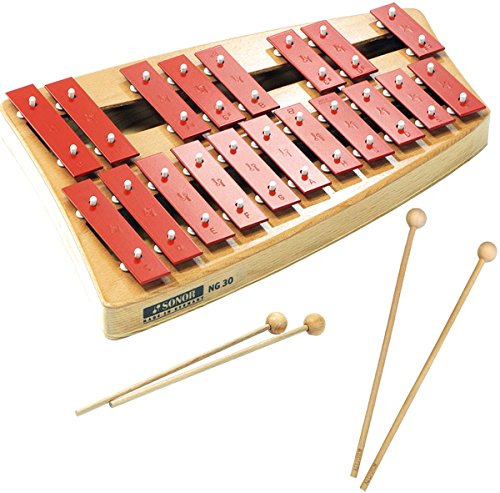 Sonor NG-30 Glockenspiel Xylophon + keepdrum MST04 Schlägel 1 Paar