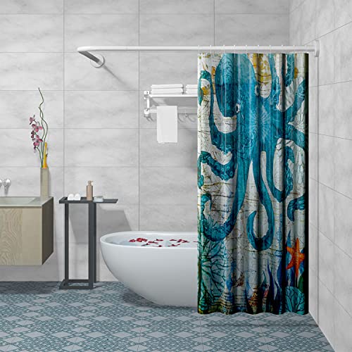 Sikaiqi Dehnbare 304 Edelstahl L-Form Badezimmer Badewanne Ecke Duschvorhangstange (Weiß 60-133 cm x 60-133 cm), bohrfreie Installation, f¨¹r Badezimmer, Bekleidungsgeschäft, Privatraum