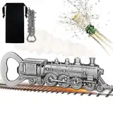 LULLEA Eisenbahn Geschenke, Zug Flaschenöffner, Dampflok Flaschenöffner Lustig, Personalisierte Geschenke für Männer Zug Fans, Vatertagsgeschenk Geburtstagsgeschenke Weihnachtsgeschenke für Männer