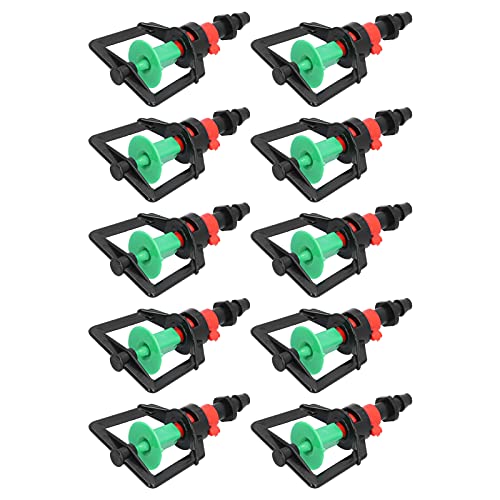Microaspersores Refraktionsdüse Technische Kunststoffe Microaspersor De Riego 10 Set Rotierende G-Typ-Mikrodüse Plantsing Sprinkler Refraktionssprühdüse Vorhaus