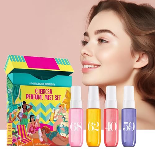 Mini-Parfüm Set, Haar & Körper Parfüm-Bundle enthält 30ml Cheirosa Mini Parfums, verschiedene Düfte, Eau De Parfum, Leicht Zu Tragen, Geschenkset für Damen (40,59,62,68)
