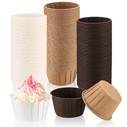 150 Stk Papier Muffinförmchen, Muffin Cupcake Formen, Backförmchen Muffinformen, Papierförmchen Fällen Liners Wrapper Papier für Dessert Hochzeit Halloween Geburtstag Party