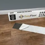EasyFloor© Selbstklebende Bodenfliese Vinylboden dunkelbraune Holzoptik zum Abziehen und Aufkleben 15 x 90 cm 35 Stück Holzboden für Küche, Wohnzimmer und Badezimmer