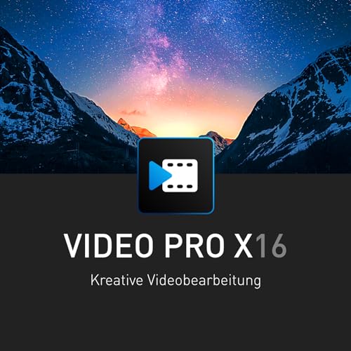 MAGIX Video Pro X16 - Kreative Videobearbeitung I Videobearbeitungsprogramm I Videoschnittprogramm I Windows 10 / 11 I 1 PC-Volllizenz für 2 Geräte