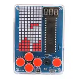 FAELNK DIY Spielekonsole Löt Bausatz Elektronik Baukasten DIY Games Console Handheld Kit Lötübungsset für Studenten Lernen und den Täglichen Gebrauch Wissenschaft Bildung Spaß Löten Lernen Set