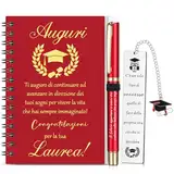 Sinmoe Geschenke Abschluss Inbegriffen 1 Lesezeichen mit Motivierenden Sprüchen 1 Spiralblock 1 Motivationsstift Abschlussgeschenk Glückwunsch für Studierende Lehrer Freunde Klassenkameraden