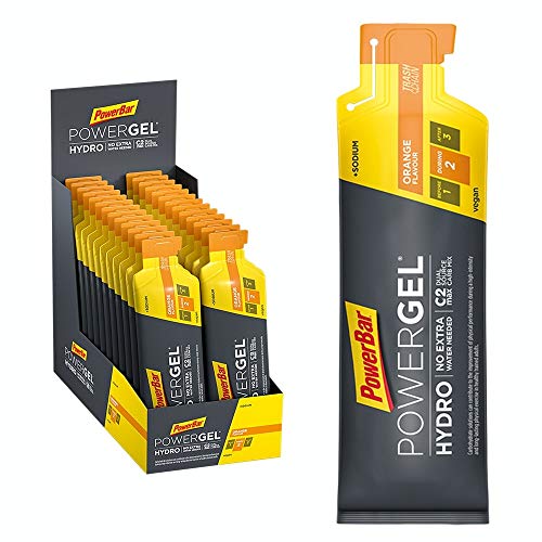 Powerbar - PowerGel Hydro - Orange - 24x67ml - High Carb Energie Gel - koffeinfrei - Natrium&Sodium