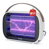 Buzbug LED Insektenvernichter, 10 Jahre Lebensdauer der Lampe, 2800V Starke Mücken- und Fliegenfalle, Nachhaltig mit geringerem Stromverbrauch, Mückenlampe, Mückenschutz, Mückenabwehr, Insektenfänger