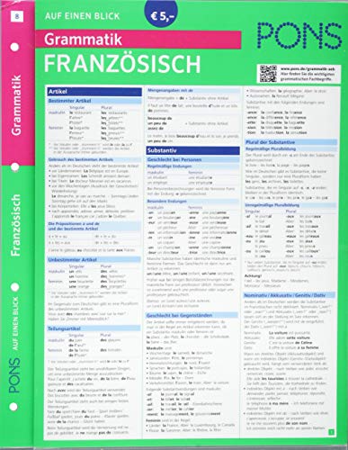 PONS Grammatik auf einen Blick Französisch (PONS Auf einen Blick)