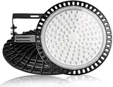 Omprar 3er 500W LED Strahler Industrielampe,50000LM UFO LED Werkstattlampe,Hallenstrahler 6500K Kaltweiß Hallenbeleuchtung, LED High Bay Licht für Garage Werkstätten Fabrikhallen