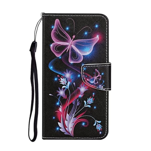 Rnrieyta Miagon Hülle für iPhone 15,Handyhülle PU Leder Brieftasche Schutz Flip Case Wallet Cover Klapphüllen Tasche Etui mit Kartenfächern Stand