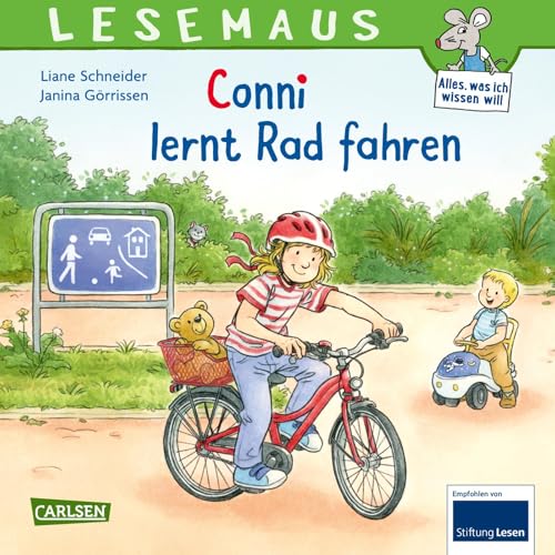 LESEMAUS 39: Conni lernt Rad fahren: Komplett überarbeitete Neuausgabe | Tolle Bilderbuchgeschichte für Kinder ab 3, die das Radfahren lernen (39)