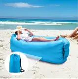 Wasserdichtes Aufblasbares Sofa Tragbares, Luft Sofa,Wasserdichter Aufblasbares Liege, Faltbar und verschleißfest - Sofa Fuer Camping, Strand, Hinterhof